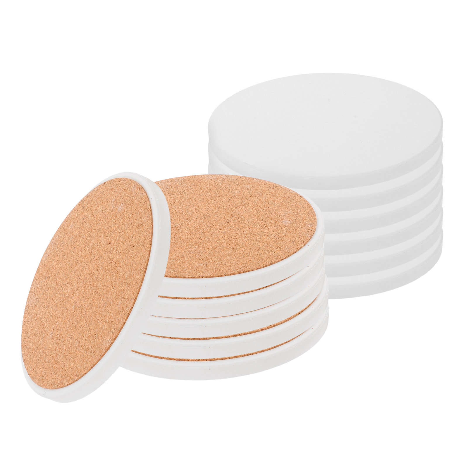 12 قطعة من حاملات الأكواب السي - مراجعة Coaster Sublimation Blank وسعره